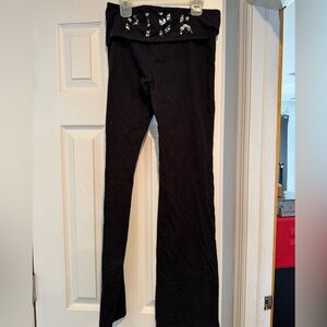 PINK Black Yoga Pants